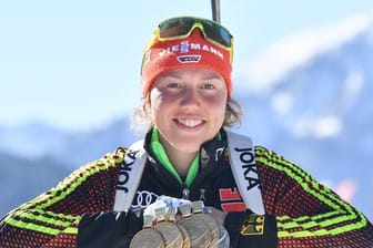 Möchte ihre Medaillensammlung in Pyeongchang weiter erweitern: Biathletin Laura Dahlmeier.