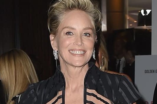 Sharon Stone: Die Schauspielerin war der Hingucker des Abends.