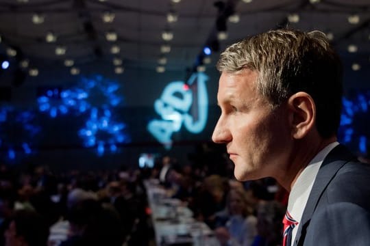 Björn Höcke, AfD-Fraktionsvorsitzender in Thüringen, beim Bundesparteitag der AfD in Hannover.