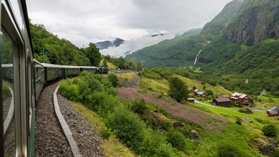 Auf dem Weg zu den Fjorden: Die norwegische "Flamsbana" aus den 1920er Jahren.