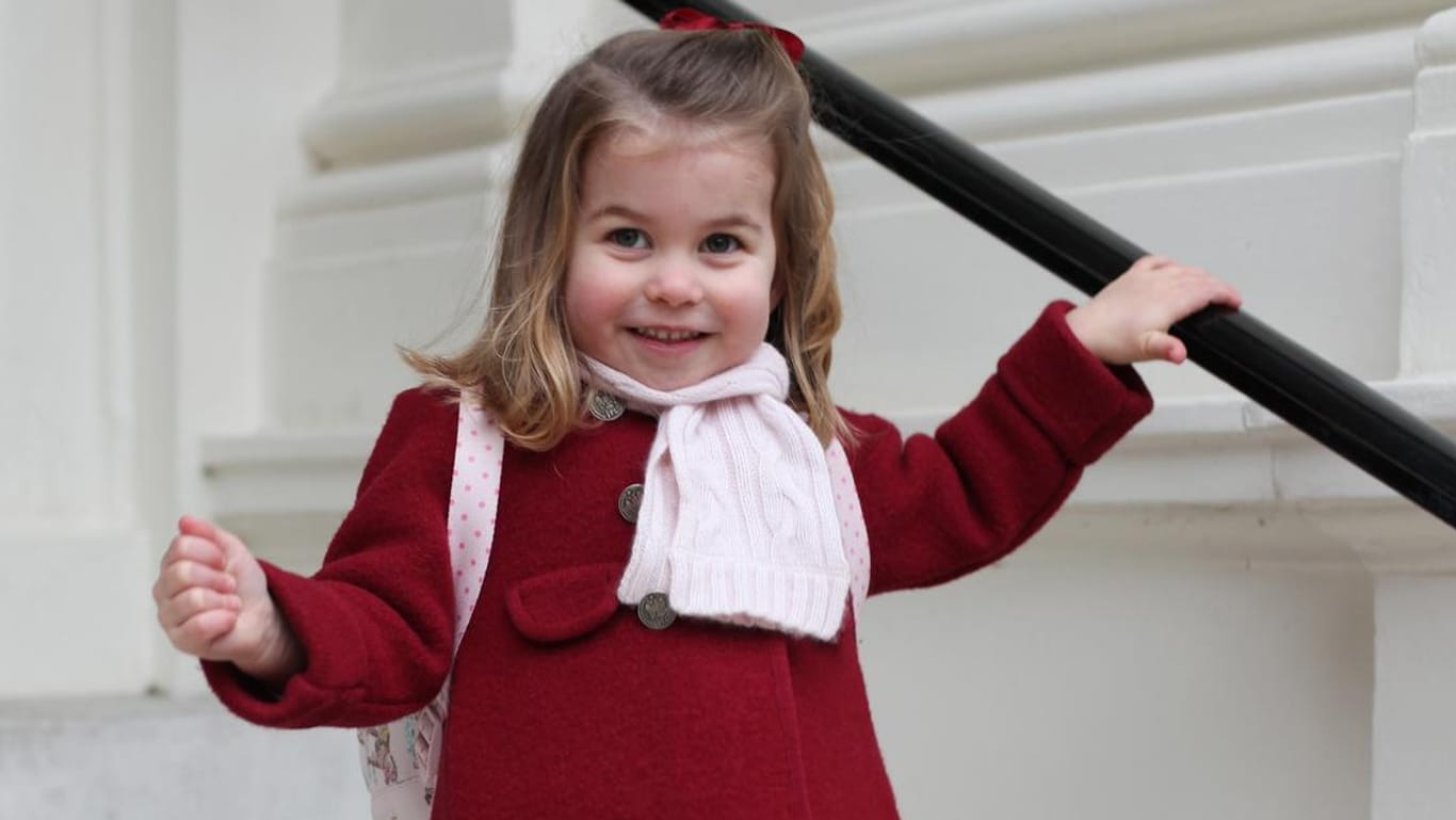 Prinzessin Charlotte: Am Montag ging die Zweijährige zum ersten Mal in den Kindergarten.