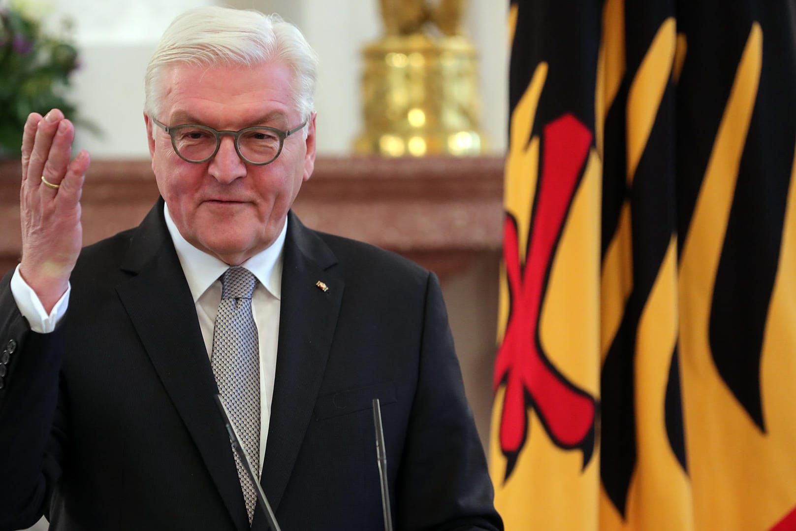 79 Prozent der Befragten gaben an ihr Vertrauen in Bundespräsident Frank-Walter Steinmeier zu setzen.