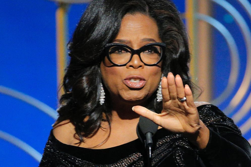 Oprah Winfrey bei der Verleihung der Golden Globes: Will sie wirklich die erste weibliche Präsidentin der USA werden?