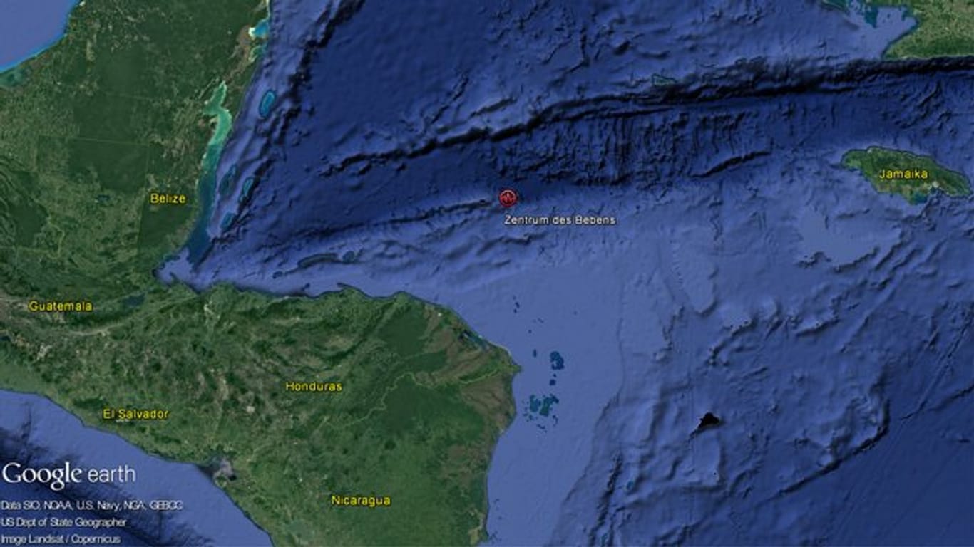 Das Zentrum des Erdbebens lag in zehn Kilometer Tiefe.