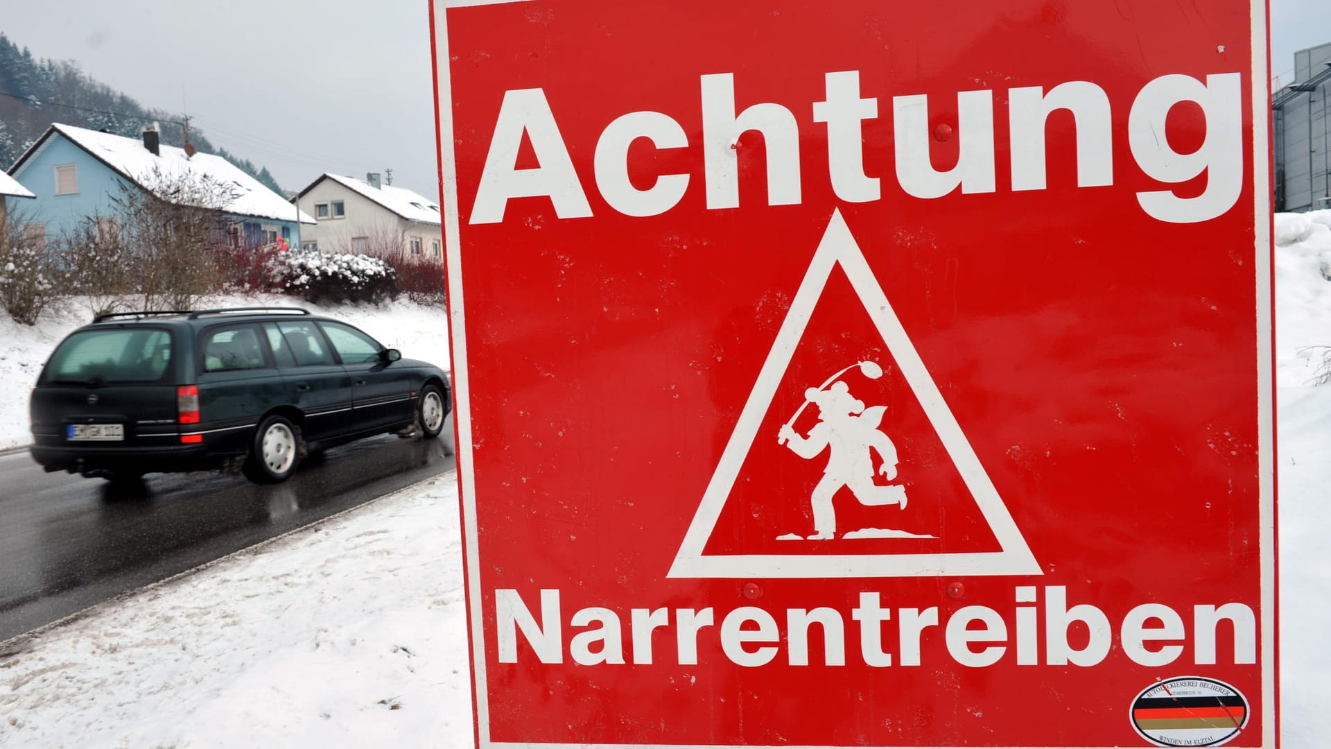 Warnschild Warnschild