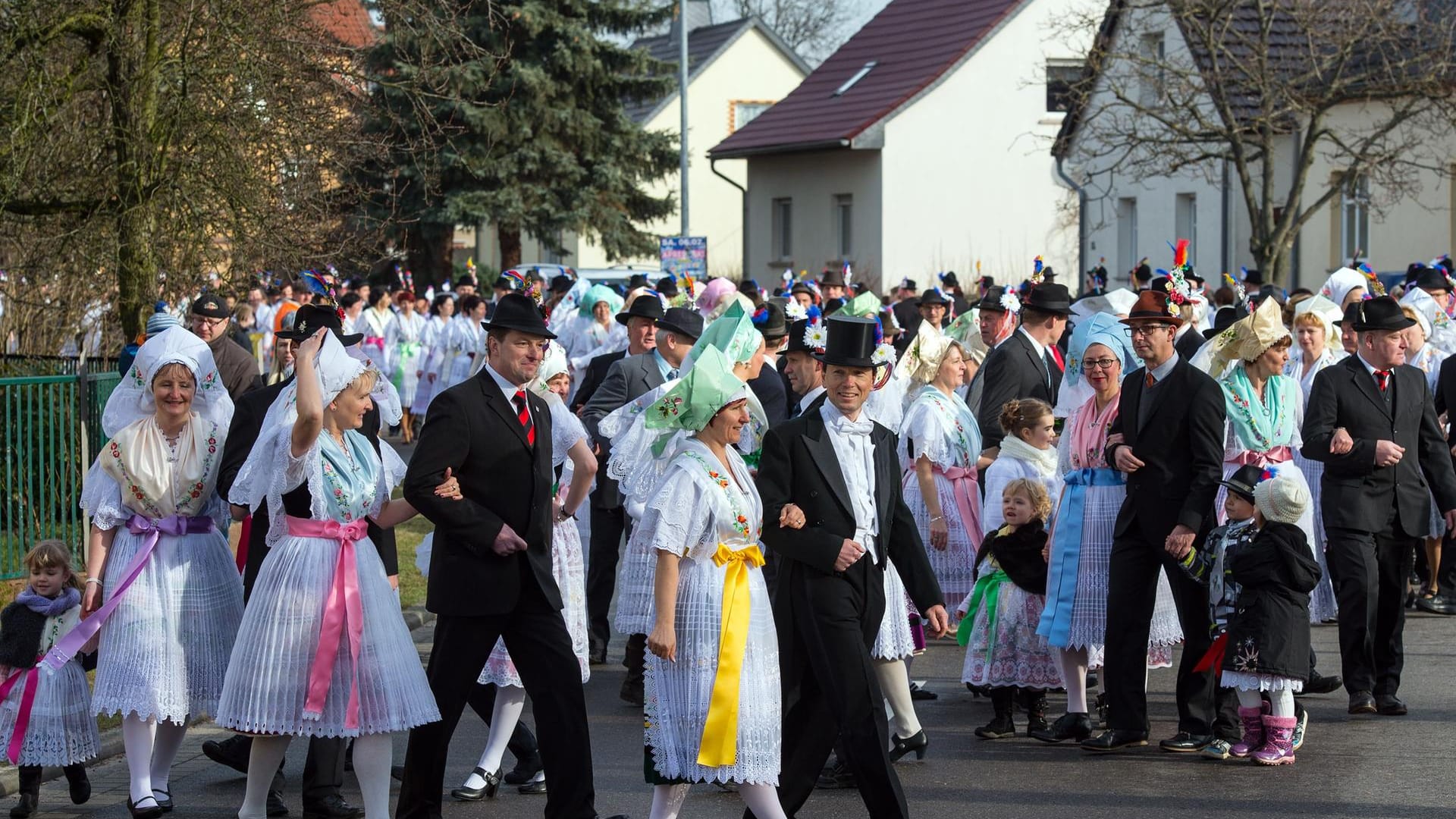 Nur für Folklore willkommen: Die Sorben leben seit tausend Jahren in Sachsen.