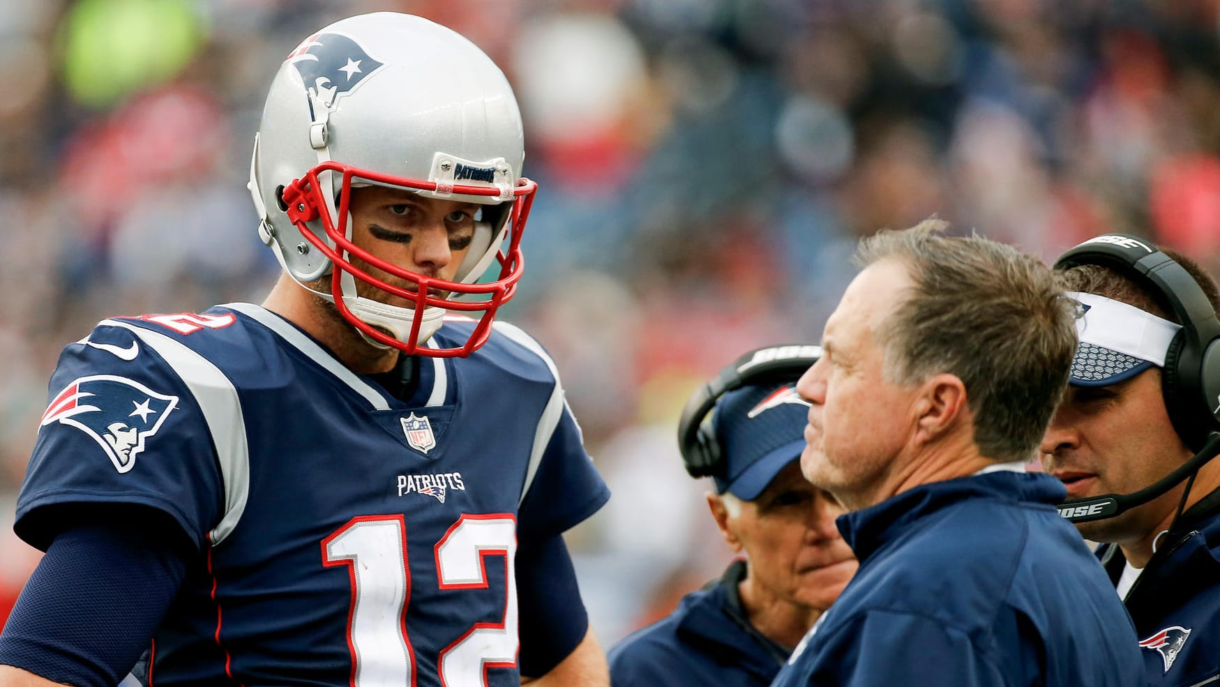 Der NFL-Titel im Blick: Tom Brady (l.) und Bill Belichick sind die Erfolgsgaranten der Patriots. Der NFL-Titel im Blick: Tom Brady (l.) und Bill Belichick sind die Erfolgsgaranten der Patriots.