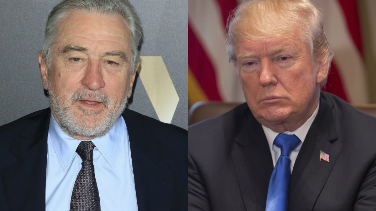 Robert De Niro hat schon öfter klar gemacht, was er von US-Präsident Donald Trump hält. Robert De Niro hat schon öfter klar gemacht, was er von US-Präsident Donald Trump hält.