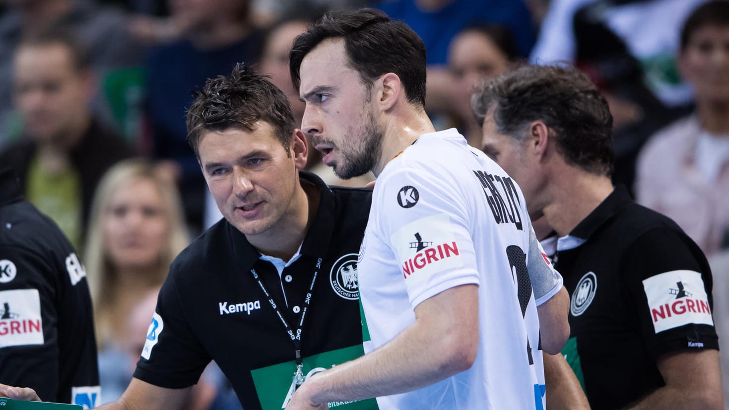 Führungsspieler: Im DHB-Team ist Patrick Groetzki (r.) einer der erfahrensten Akteure.