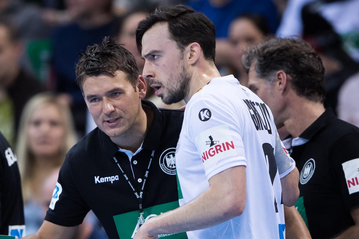 Führungsspieler: Im DHB-Team ist Patrick Groetzki (r.) einer der erfahrensten Akteure.