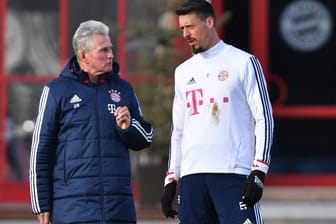 Bayern-Trainer Heynckes (li.) und Neuzugang Wagner: Das neue Traumduo beim Rekordmeister?