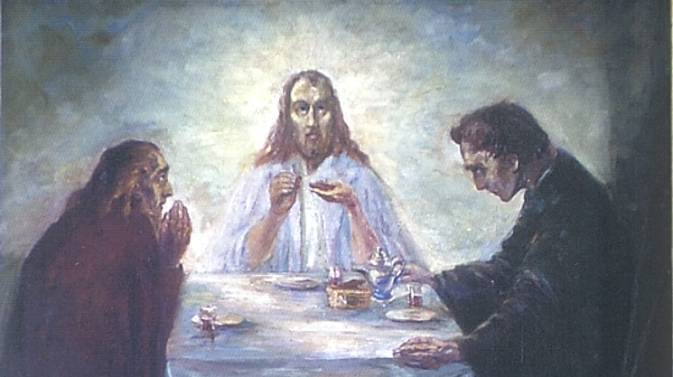 "Christus zu Emmaus" von Emil Nolde : Nach einer gescheiterten Lösegeld-Epressung haben die Täter ein gestohlenes Gemälde von Emil Nolde nach vier Jahren ohne Zahlung zurückgegeben.