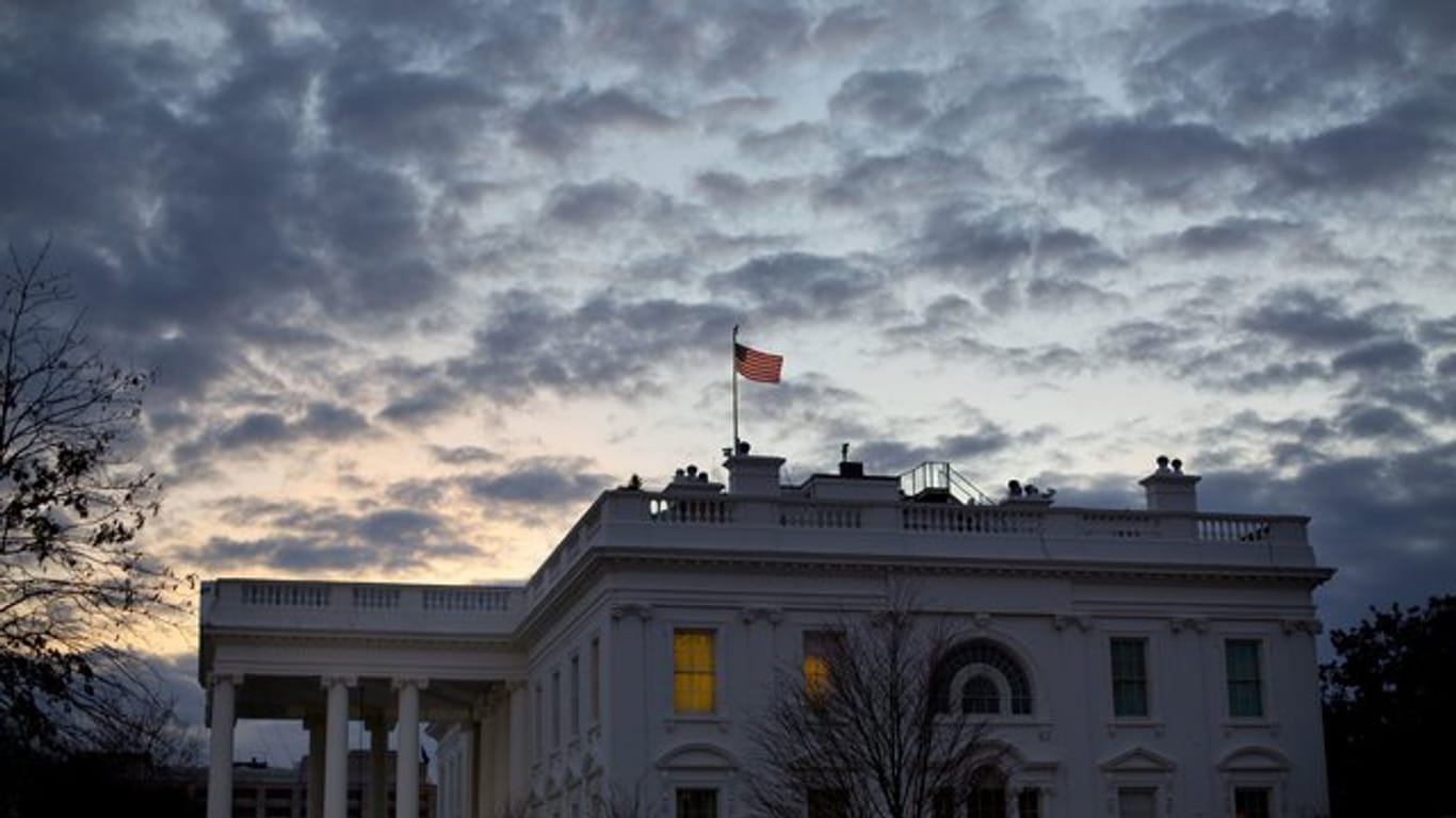 Das Weiße Haus in Washington auf.