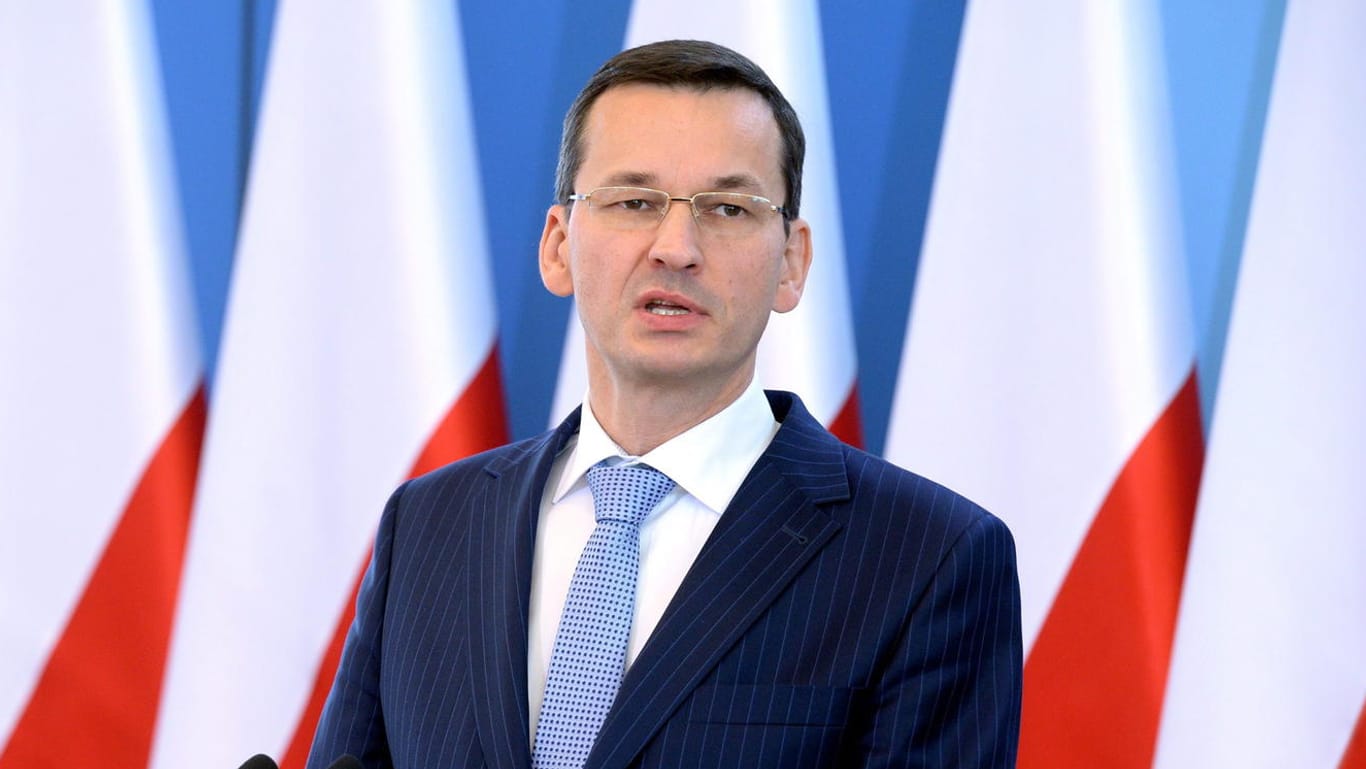 Polens Regierungschef Mateusz Morawiecki: Warschau erwägt, Deutschland auf Reparationen zu verklagen.
