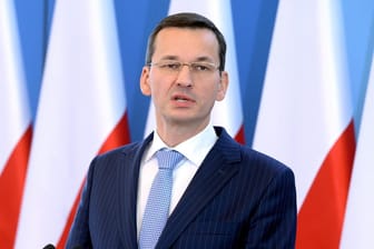 Polens Regierungschef Mateusz Morawiecki: Warschau erwägt, Deutschland auf Reparationen zu verklagen.