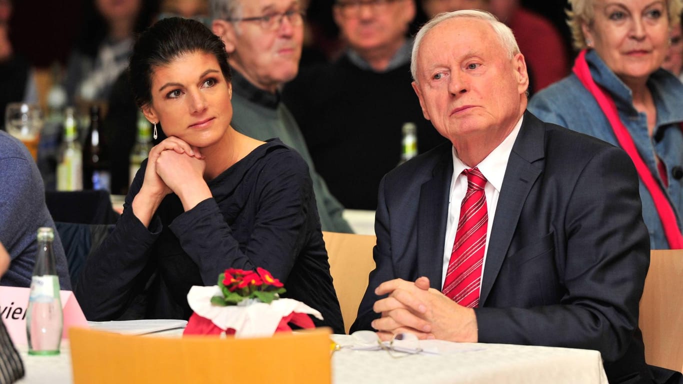 Privat und politisch ein Paar: Die Linkspartei streit über einen gemeinsamen Vorstoß von Sahra Wagenknecht und Oskar Lafontaine.