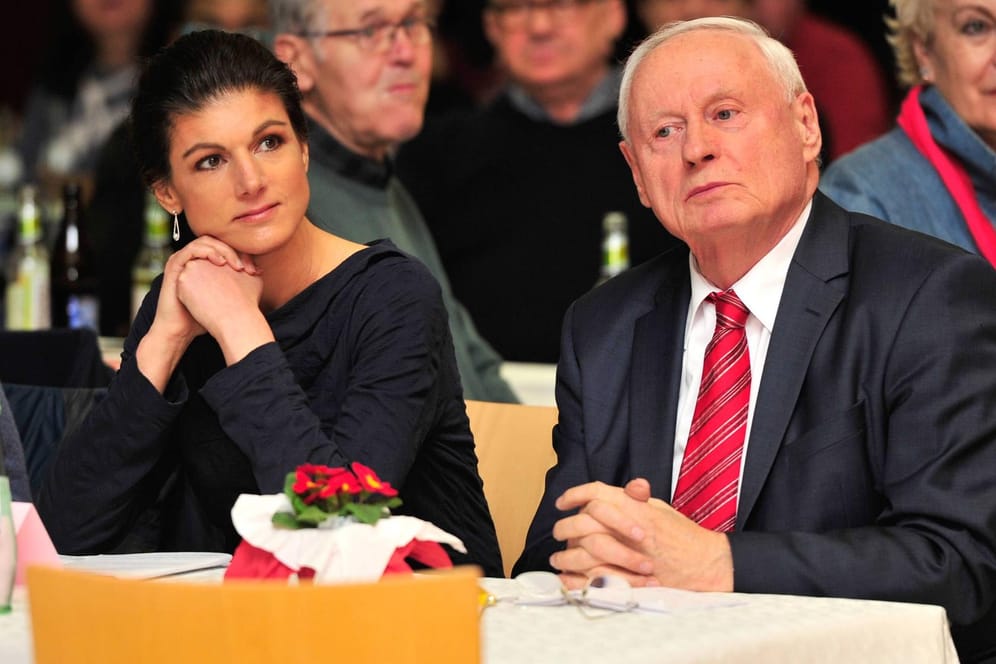 Privat und politisch ein Paar: Die Linkspartei streit über einen gemeinsamen Vorstoß von Sahra Wagenknecht und Oskar Lafontaine.