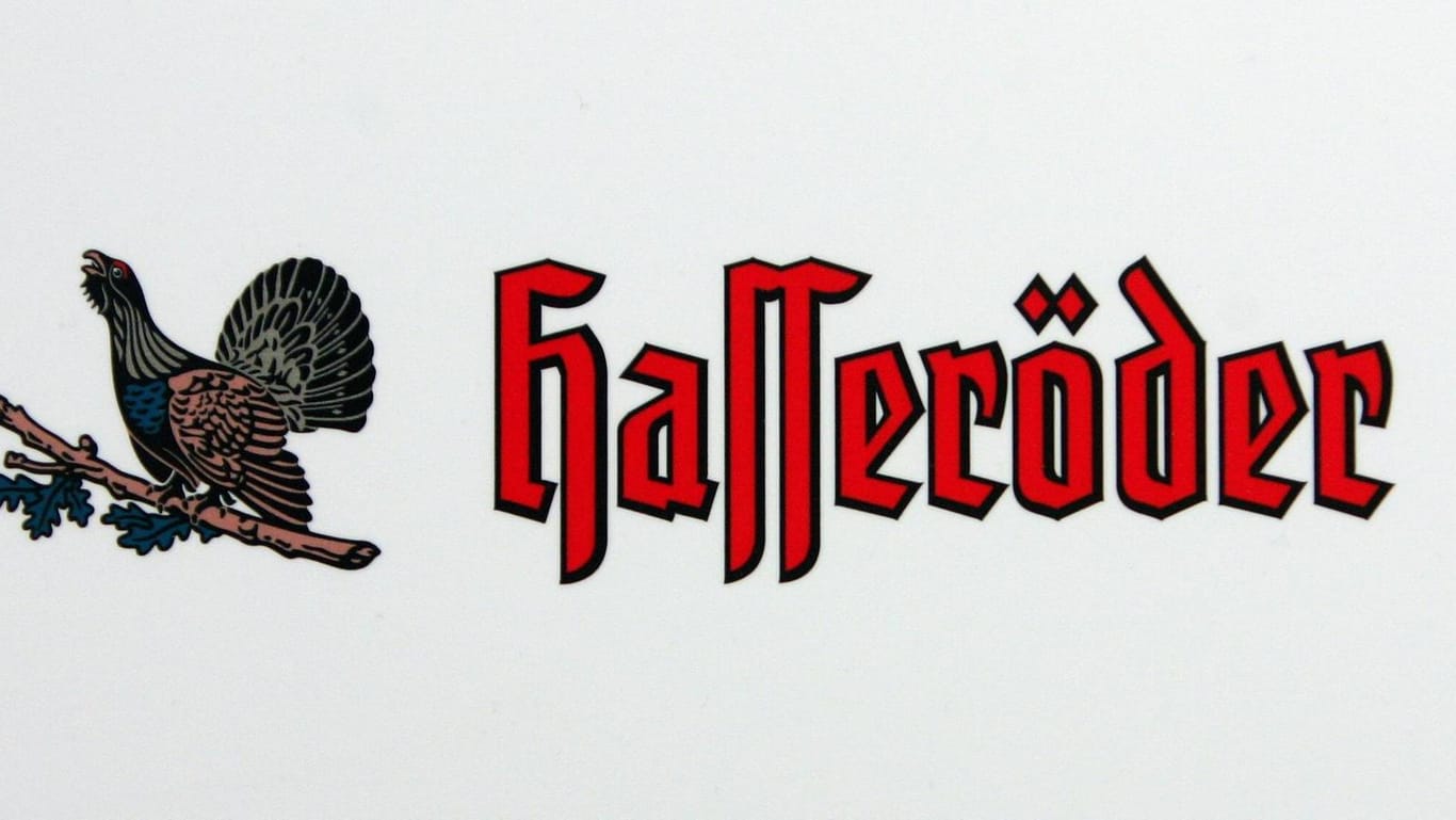 Das Logo der Biermarke Hasseröder.