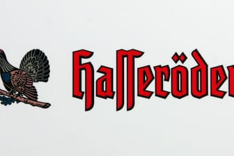 Das Logo der Biermarke Hasseröder.