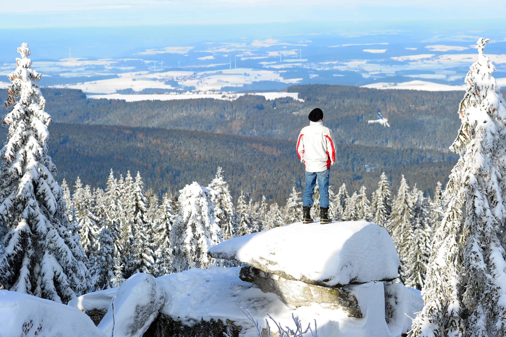 Ochsenkopfregion im Fichtelgebirge: Hier befindet sich auch der WinterWanderWeg-Ochsenkopfrunde, der prämiert wurde.