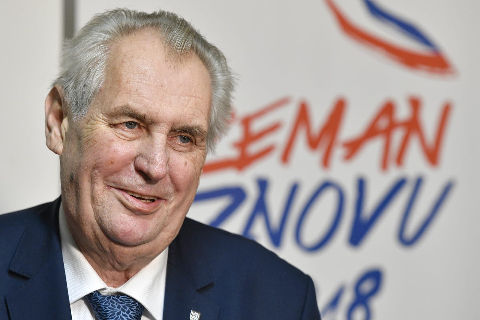 Der tschechische Präsident Milos Zeman: Der Amtsinhaber hat die erste Runde der Präsidentenwahl in Tschechien klar gewonnen.