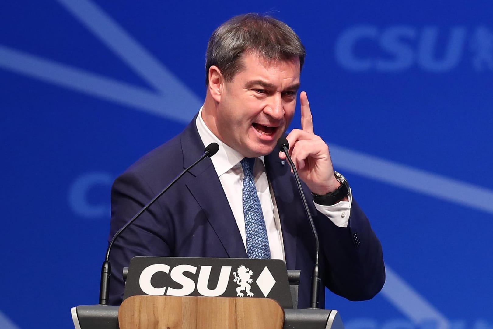 Markus Markus Söder: Der designierte bayerische Ministerpräsident kritisiert insbesondere einen AfD-Politiker.