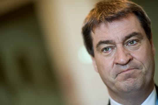Markus Söder im vergangenen Jahr im bayerischen Landtag in München.