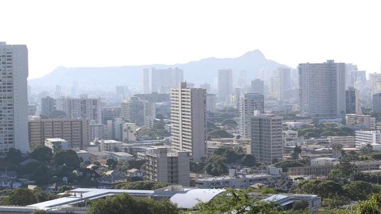 Honolulu auf O'ahu: In der Stadt brach aufgrund eines Fehlalarms Panik aus.