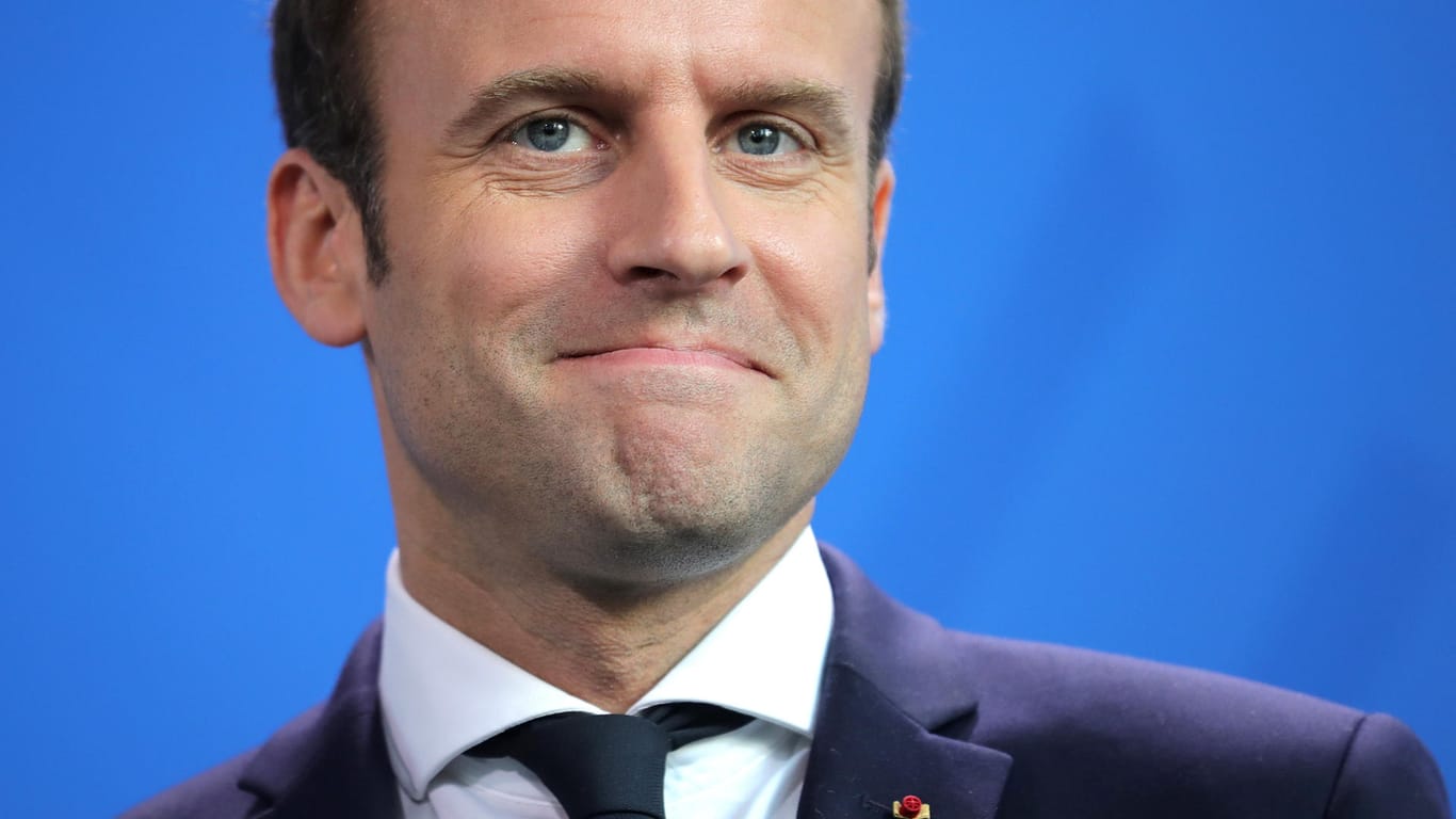 Emmanuel Macron: Der französische Präsident fordert das Baguette als immaterielles Kulturerbe.