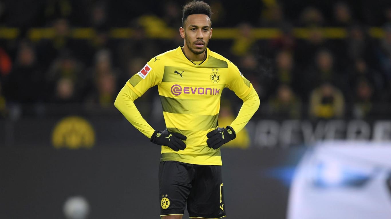 Pierre-Emerick Aubameyang im Trikot von Borussia Dortmund: Die Fronten verhärten sich immer mehr.