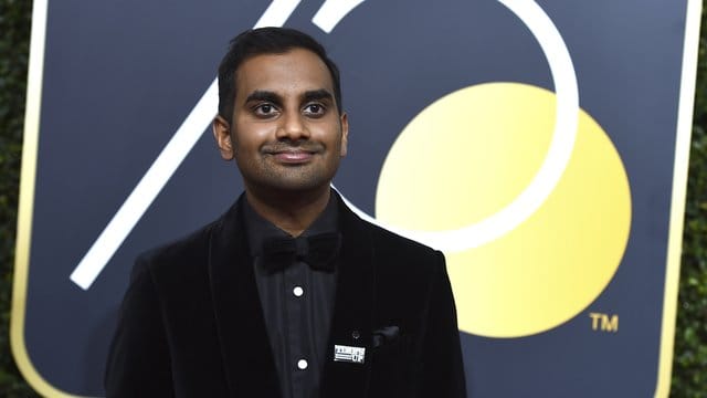 Schauspieler Aziz Ansari bei der Verleihung des Golden Globes.