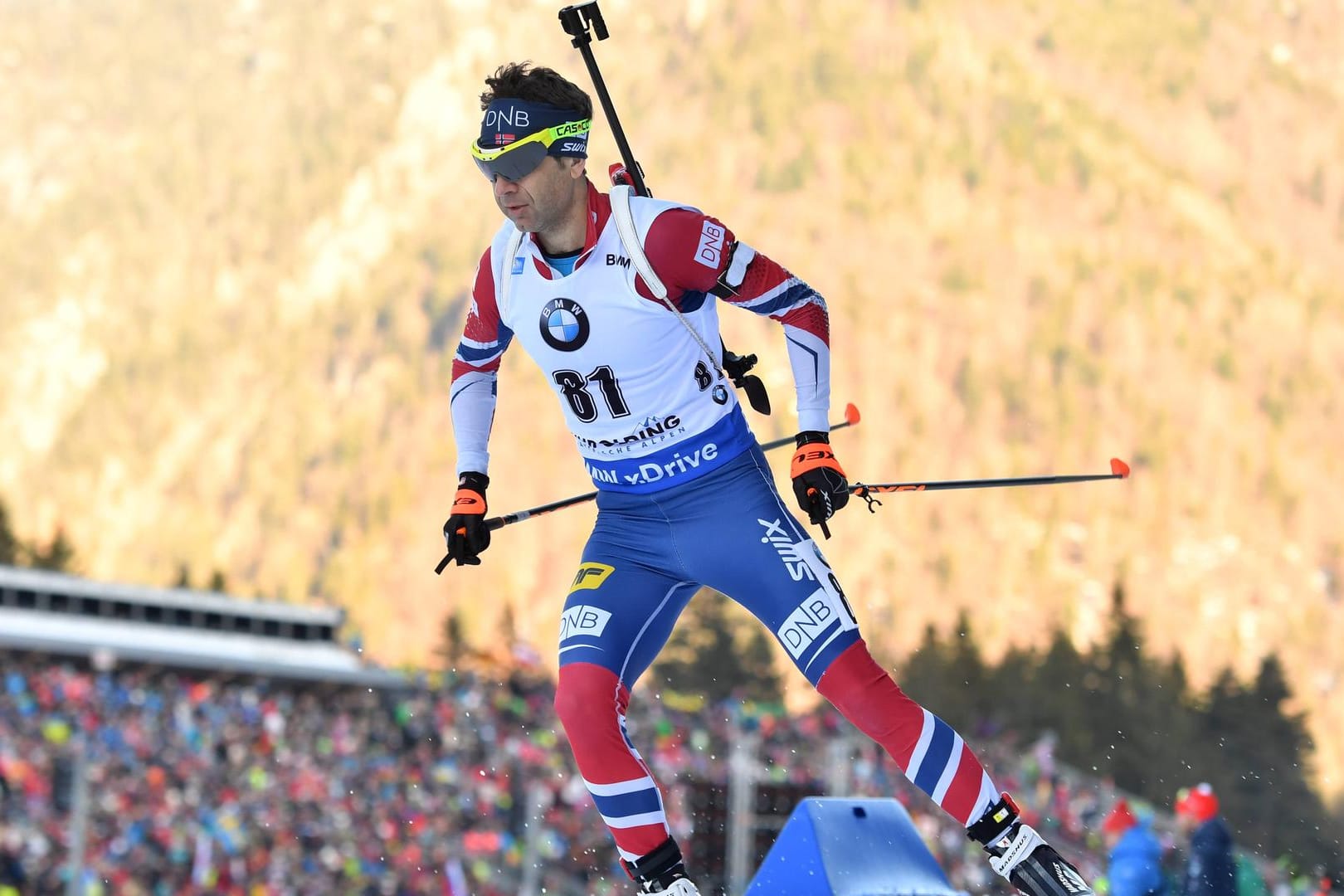 Ole Einar Björndalen: Beim Weltcup in Ruhpolding verpasste der Norweger seine letzte Chance auf ein Olympia-Ticket.