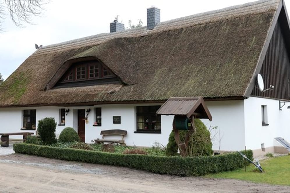Das Geburtshaus des Zeichners Paul Holz in Riesenbrück bei Pasewalk.