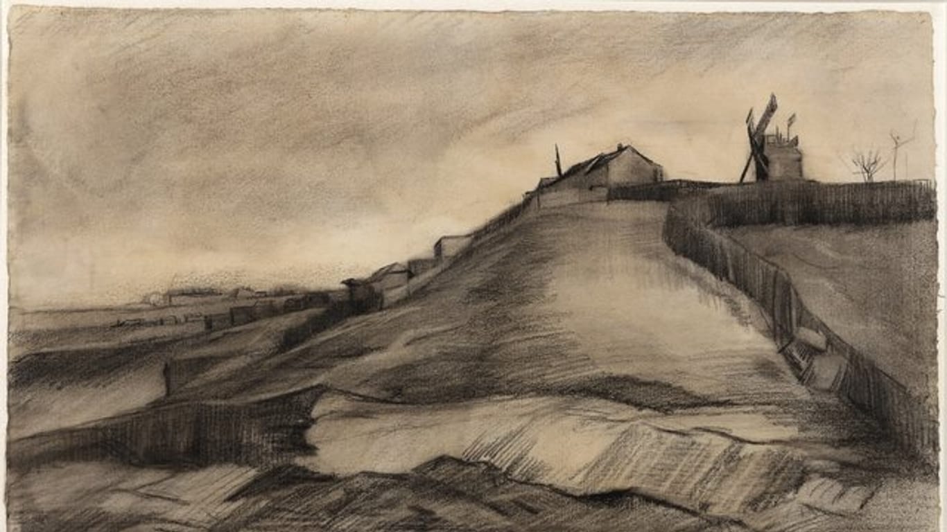 Vincent van Gogh, Der Hügel von Montmartre mit Steinbruch, März 1886.