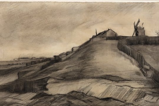 Vincent van Gogh, Der Hügel von Montmartre mit Steinbruch, März 1886.