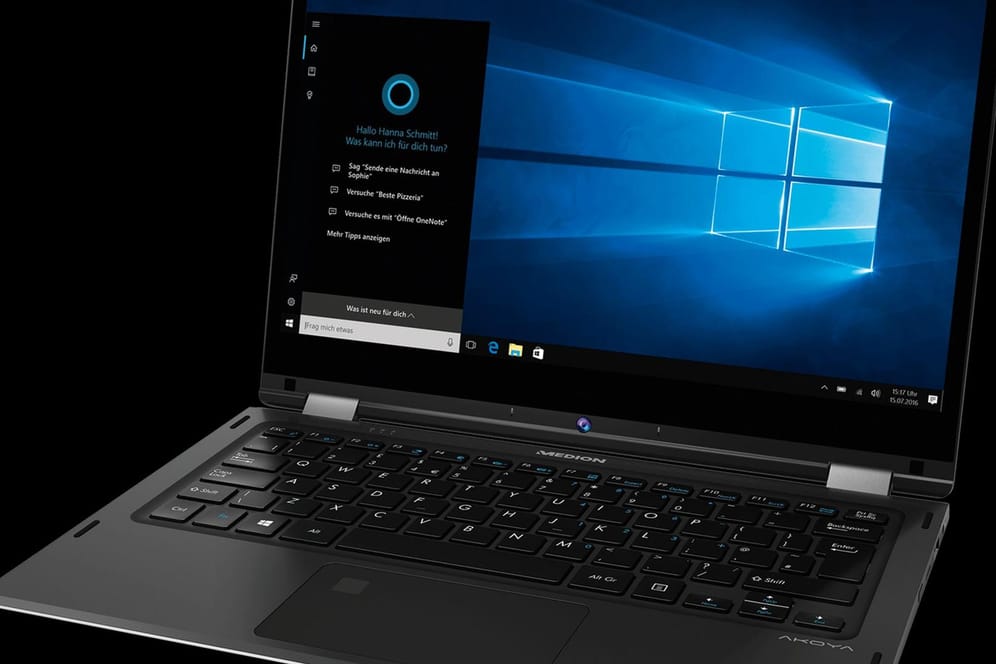 Medion Akoya E3216: Laptop und Tablet in einem