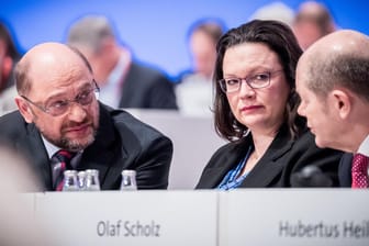 Schulz, Nahles, Scholz: Wird der Parteitag zum Strafgericht für die Parteispitze?