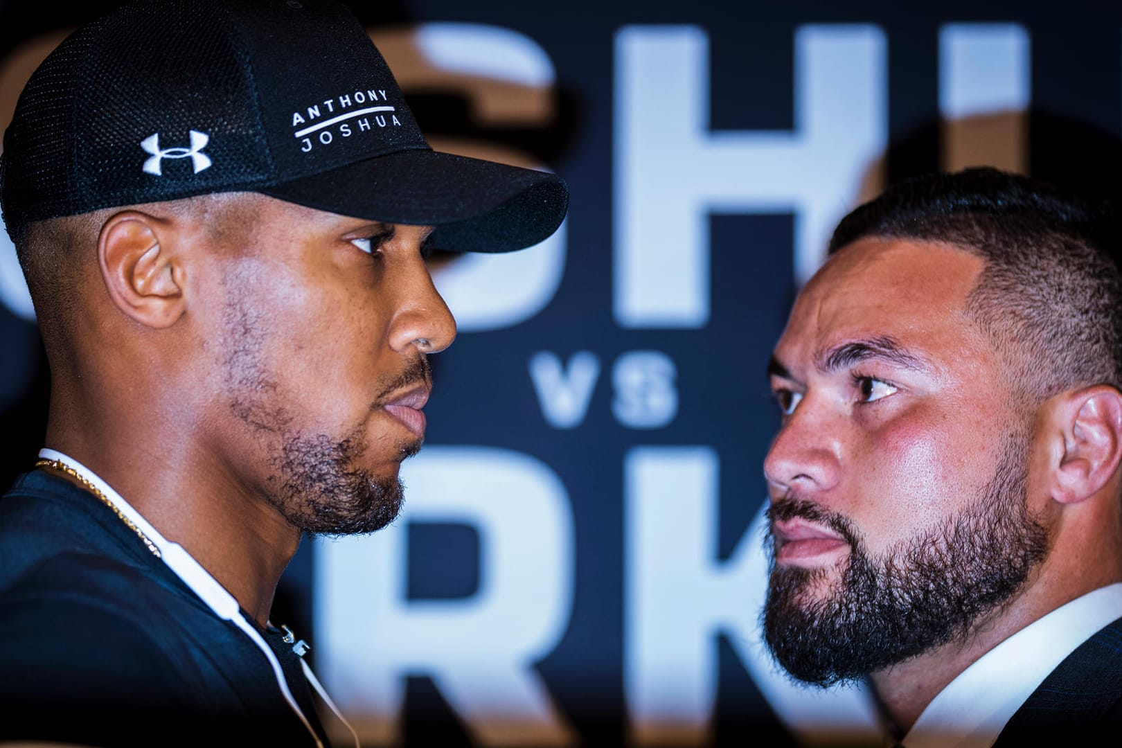 Anthony Joshua (li.) und Gegner Joseph Parker: Der Kampf findet am 31. März statt.