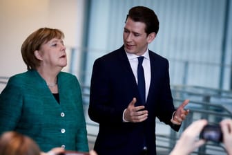 Angela Merkel und Sebastian Kurz: Einigendes und Trennendes in der Flüchtlingsfrage.