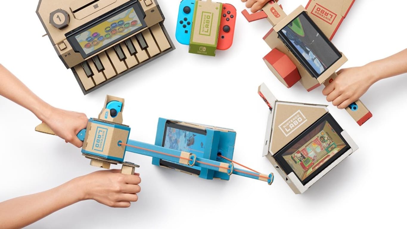 Nintendo Labo: Neues Spielkonzept mit Geräten aus Pappe