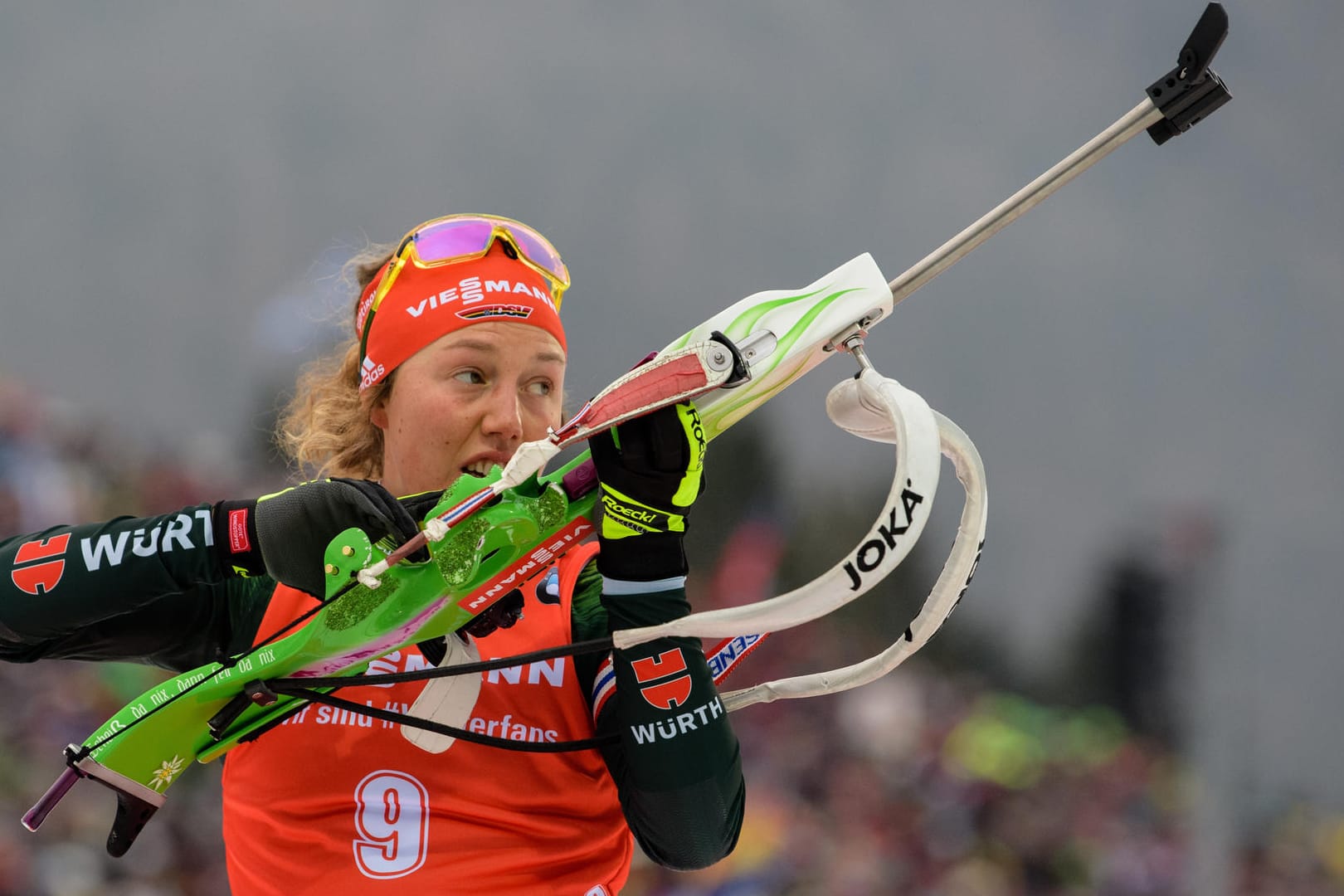 Laura Dahlmeier wusste in Antholz zu überzeugen.