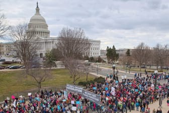 "March for Life"-Demonstration 2017 auf dem Capitol Hill: Donald Trump wird per Video vor der diesjährigen Demonstration sprechen.