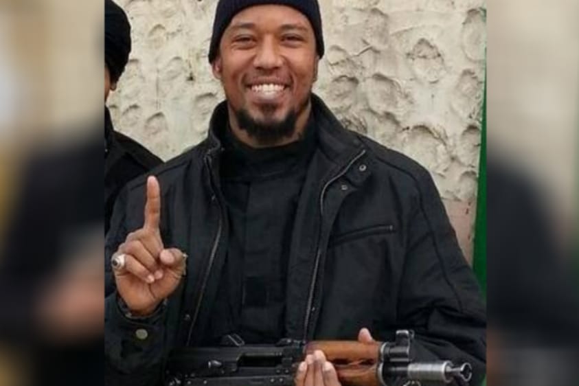 Denis Cuspert alias Deso Dogg alias Abu Talha al-Almani war schon oft in Propagandamaterial der Dschihadisten zu sehen.