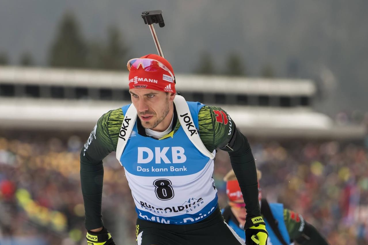 Geglückte Olympia-Generalprobe: Arnd Peiffer blieb beim Sprint in Antholz fehlerfrei.