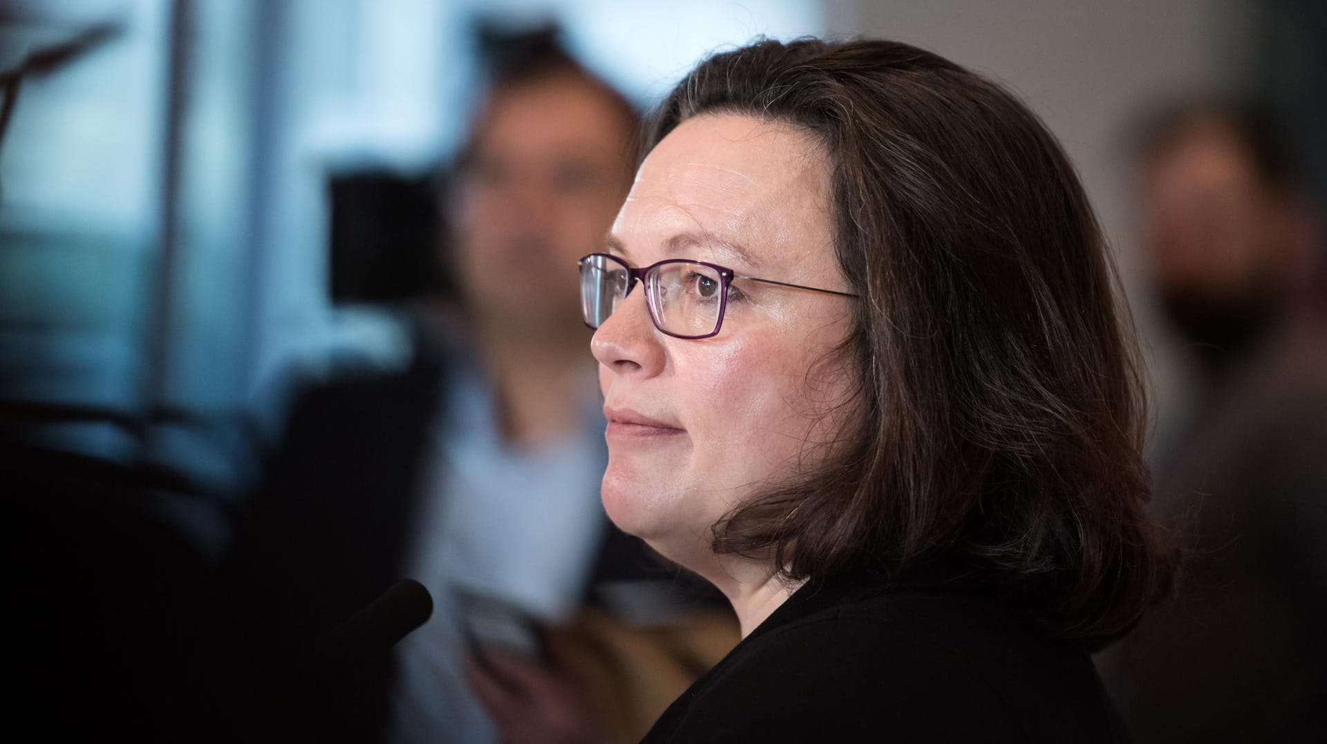 Andrea Nahles, 47, Vorsitzende der SPD-Bundestagsfraktion.