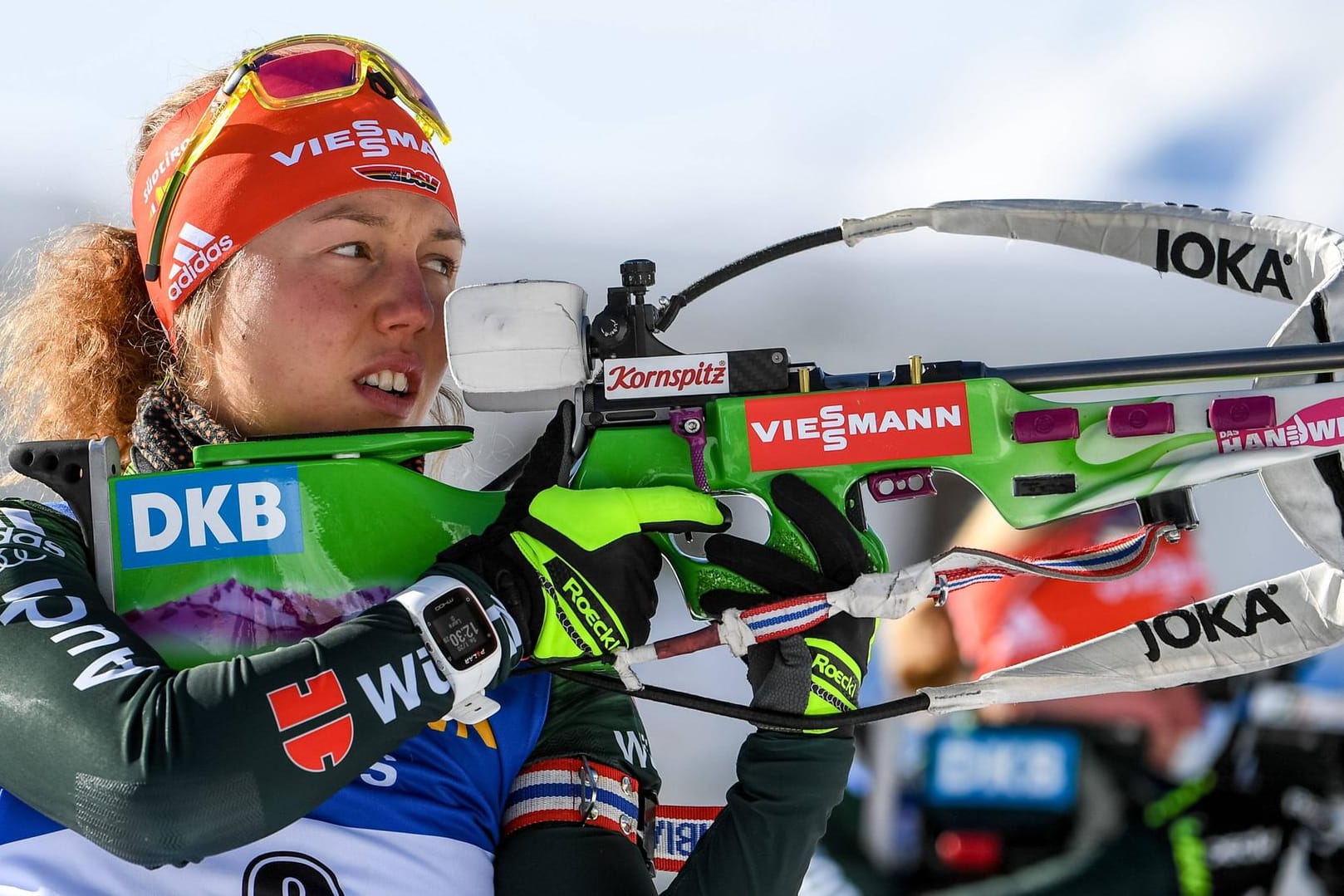 Laura Dahlmeier: Die beste deutsche Biathletin überzeugte in Antholz am Schießstand und in der Loipe.