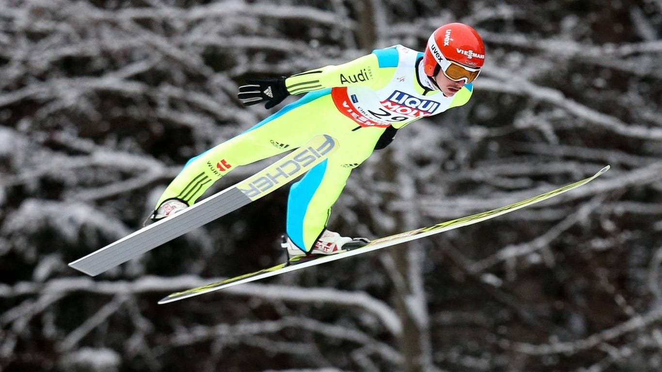 Richard Freitag bei der Skiflug-Weltmeisterschaft in Oberstdorf.