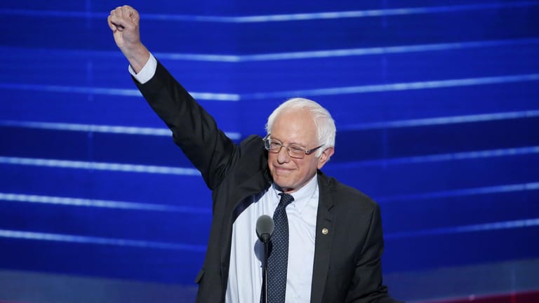 Der demokratische US-Senator Bernie Sanders: Im Wahlkampf machter er Hillary Clinton das Leben schwer.