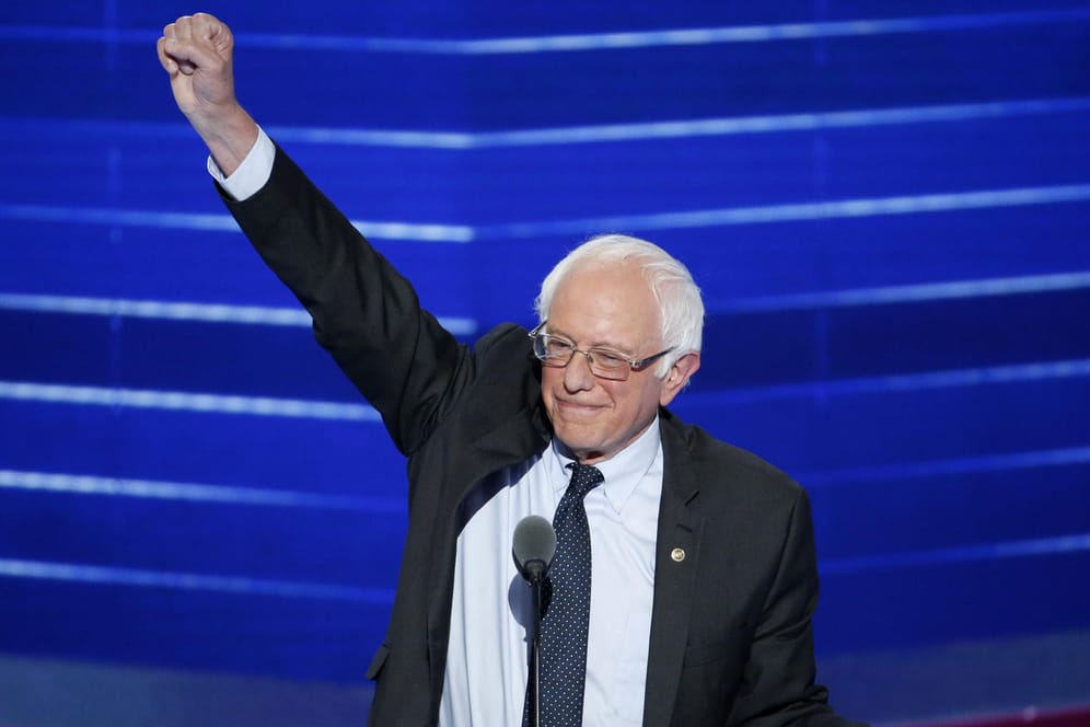Der demokratische US-Senator Bernie Sanders: Im Wahlkampf machter er Hillary Clinton das Leben schwer.