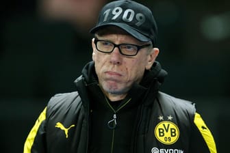 Peter Stöger: Dortmunds Trainer scheut derzeit das taktische Risiko.